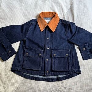 NWT The Great. Denim Swingy Jacket